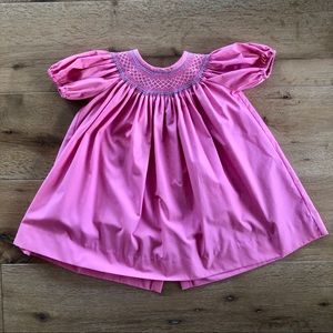 The Beaufort Bonnet Company Smocked Pink Dress